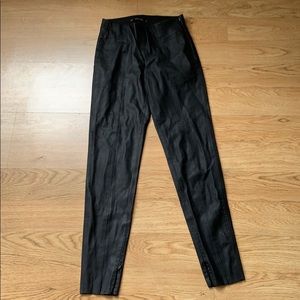Zara faux leather leggings